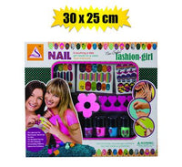 MAKE-UP GIFT SET POLISHES & ACCESSORIES 30x25cm