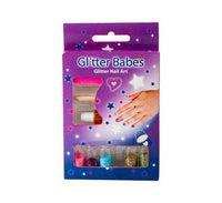 GLITTER NAIL ART SET