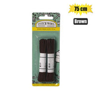 SHOE LACES 75cm BROWN