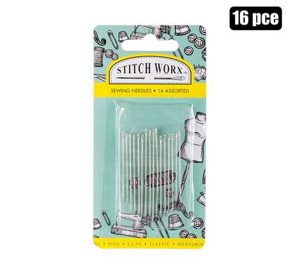 SEWING NEEDLES 16 PC ASSORTED