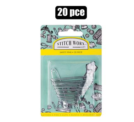 SAFETY PINS 20PC ASSORTED