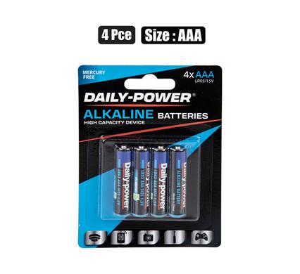 PACK OF AAA ALKALINE BATTERIES