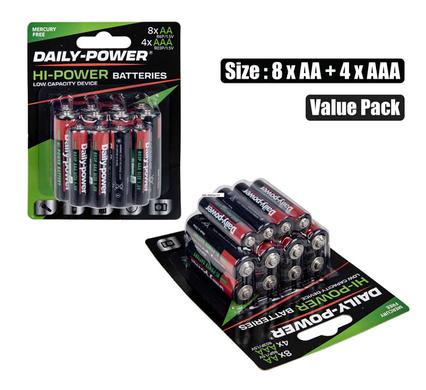 PACK OF 12 BATTERIES