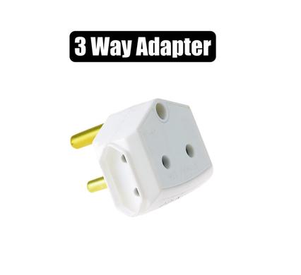 3 WAY ADAPTOR PLUG