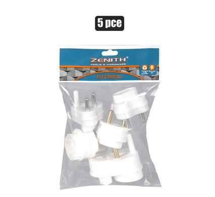 PACK OF 5 ASSORTED PLUG ADAPTORS