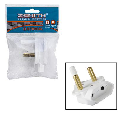 PLUG ADAPTOR 2PIN EURO