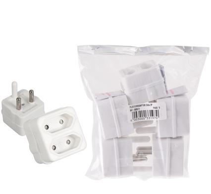 PACK OF 5 PLUG ADAPTOR 2x5a 2PIN