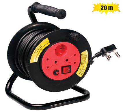 EXTENSION CORD WITH REEL 20m