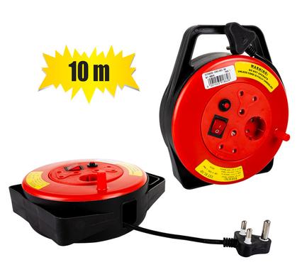 EXTENSION CORD WITH REEL 10m