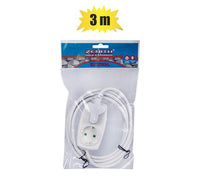 EXTENSION CORD 3m WITH ADAPTOR