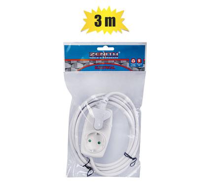 EXTENSION CORD 3m WITH ADAPTOR