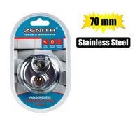 DISCUS STAINLESS STEEL PADLOCK