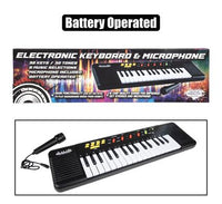 ELECTRONIC KEYBOARD AND MICROPHONE