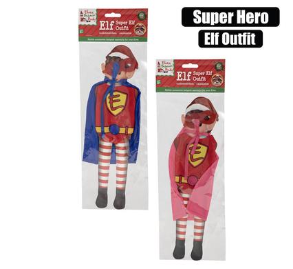 CHRISTMAS ELF SUPER HERO OUTFIT