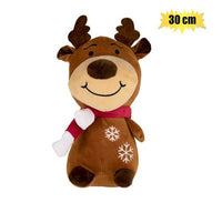 CHRISTMAS SANTA PLUSH REINDEER