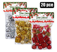 CHRISTMAS TREE DECOR PACK OF 20