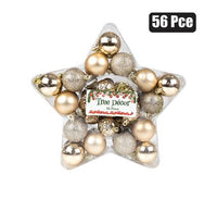 XMAS TREE DECOR BALL 56pc