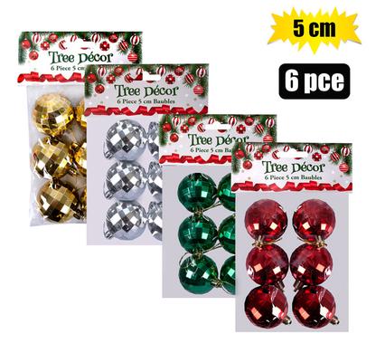 CHRISTMAS TREE DECORATION MIRROR BALLS