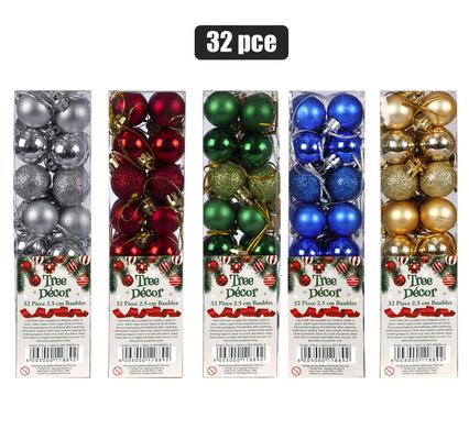 POLISHED CHRISTMAS TREE DECORATION BALLS