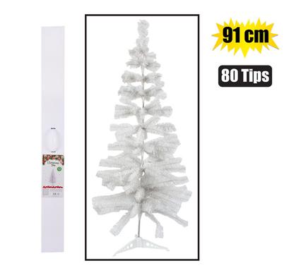 CHRISTMAS TREE WHITE 91cm