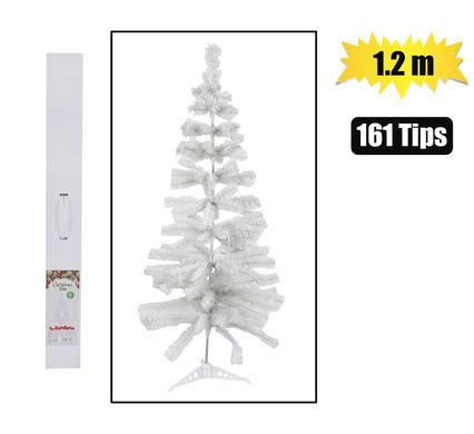 CHRISTMAS TREE WHITE 1.2M