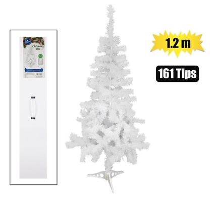 XMAS TREE 1.2m WHITE (161-TIPS)