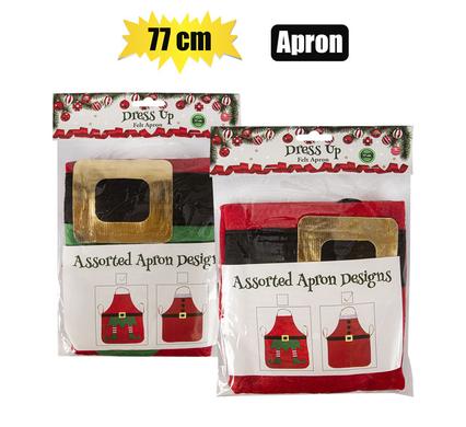 CHRISTMAS DRESS UP FELT APRON