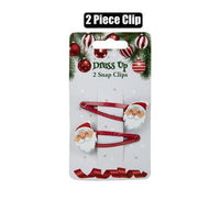 PACK OF 2 CHRISTMAS DRESS UP SNAP CLIPS