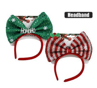 CHRISTMAS HEADBAND WITH BOW