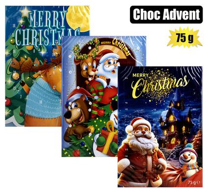 CHRISTMAS CHOCOLATE ADVENT 75g