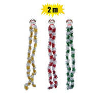 CHRISTMAS TINSEL GARLAND TWO TONE