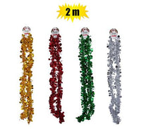 CHRISTMAS TINSEL GARLAND 2M X 10CM