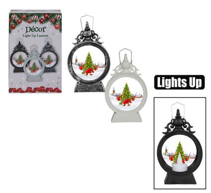 CHRISTMAS ROOM DECOR LIGHT UP LANTERN