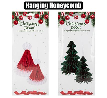 CHRISTMAS HANGING HONEYCOMB