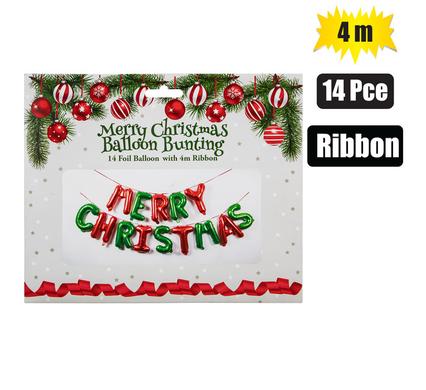 CHRISTMAS BALLOON BUNTING 4M