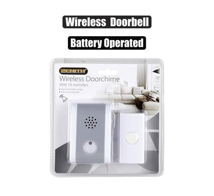 WIRELESS DOORBELL WITH 16 MELODIES