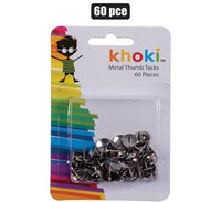 THUMB TACKS METAL 60PC