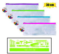 PENCIL CASE CLEAR 30CM