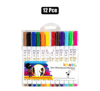 SLIM WHITE BOARD MARKERS PACK OF 12