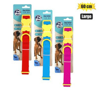 DOG COLLAR PVC 2.5x40-60cm LARGE