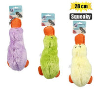PET PUPPY TOY DUCK WITH SQEAKER 28cm