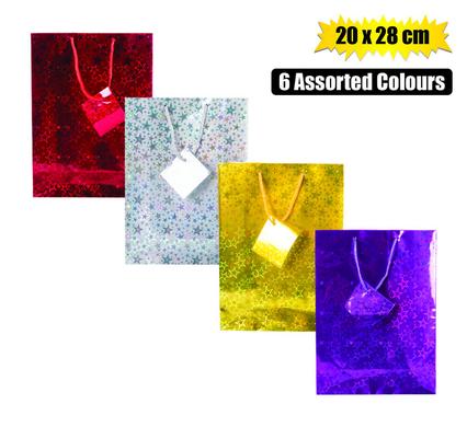 MATT METALLIC GIFT BAG  20x28cm