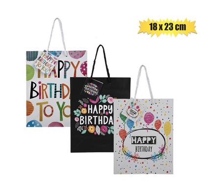 BIRTHDAY GIFT BAG 18x23cm