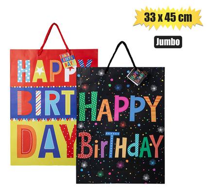 BIRTHDAY GIFT BAG 33x45cm