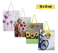 Handy Floral Gift Bag 18x23cm
