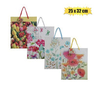 GIFT BAG FLOWER DESIGN 25x32cm