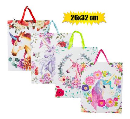 UNICORN GIFT BAG 26x32cm