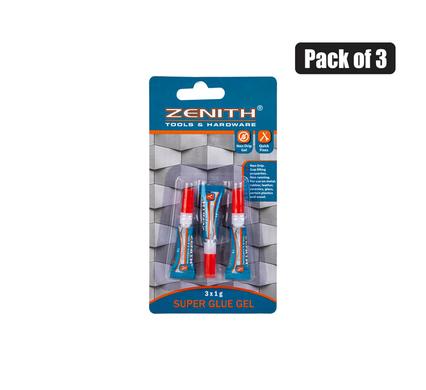 PACK OF 3 SUPER GLUE GEL