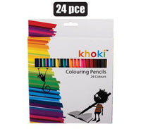 PENCIL CRAYONS LONG 24PC