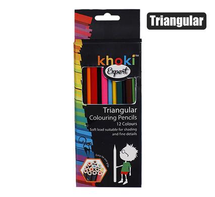 PENCIL CRAYON TRIANGLE 12PC